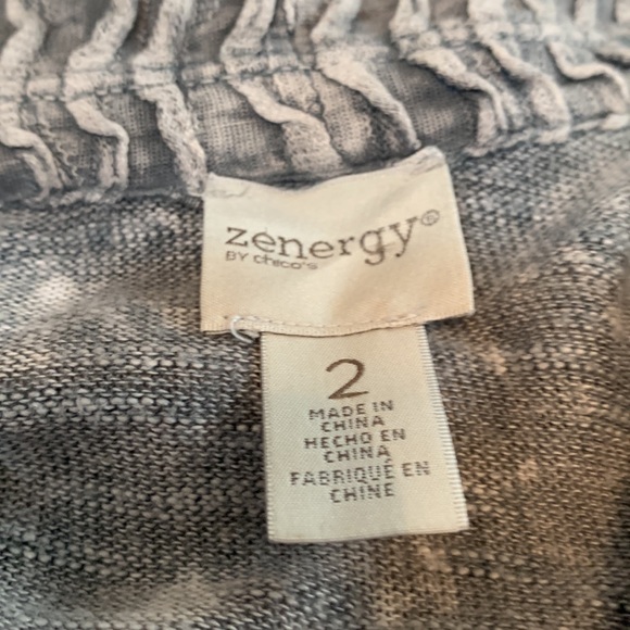 Zenergy by Chico’s Textured Long Draped Front Cardigan With Pockets - Picture 9 of 11